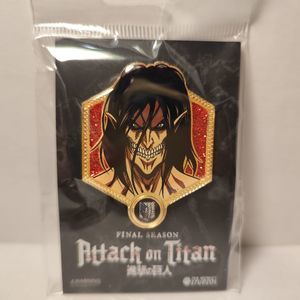 Attack On Titan Eren Jeager Titan Form Enamel Pin Official AoT Collectible